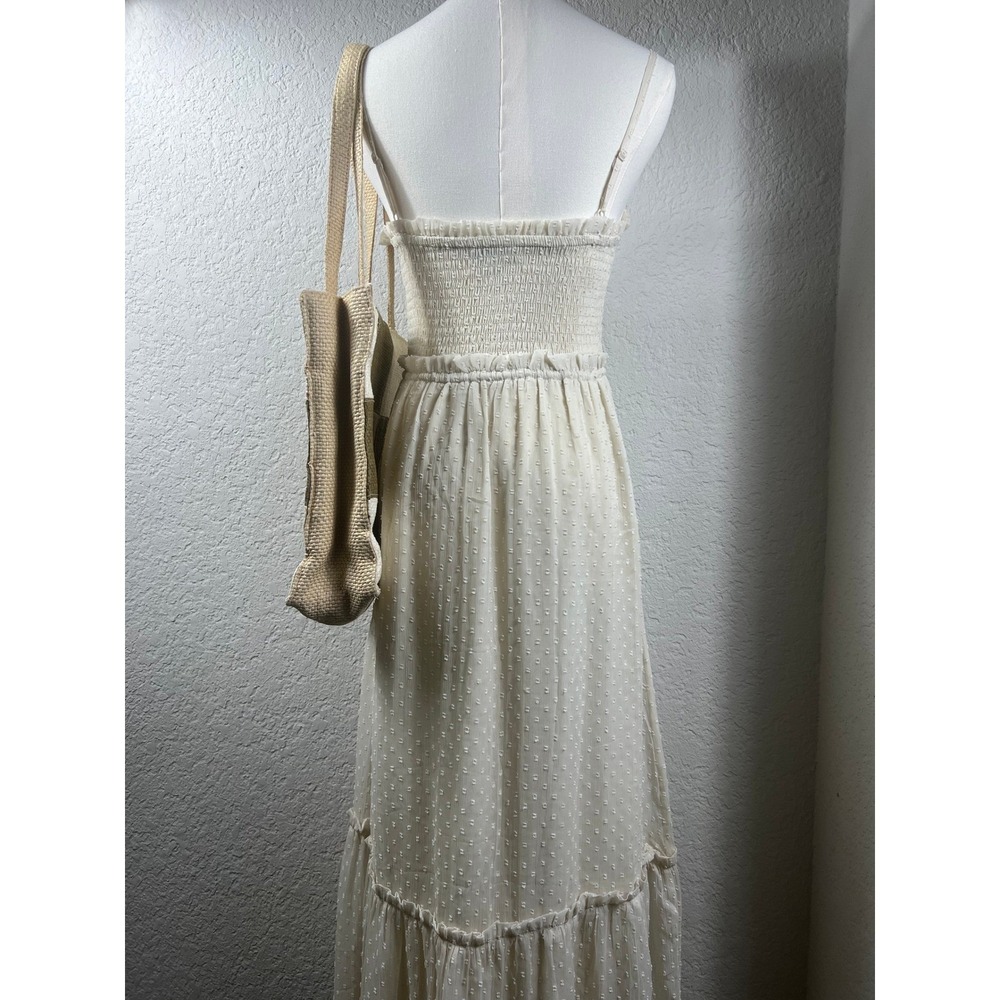 Patrons of Peace Swiss Dot Tiered Maxi Dress Gunne Sax Prairie Cottagecore - Picture 6 of 7